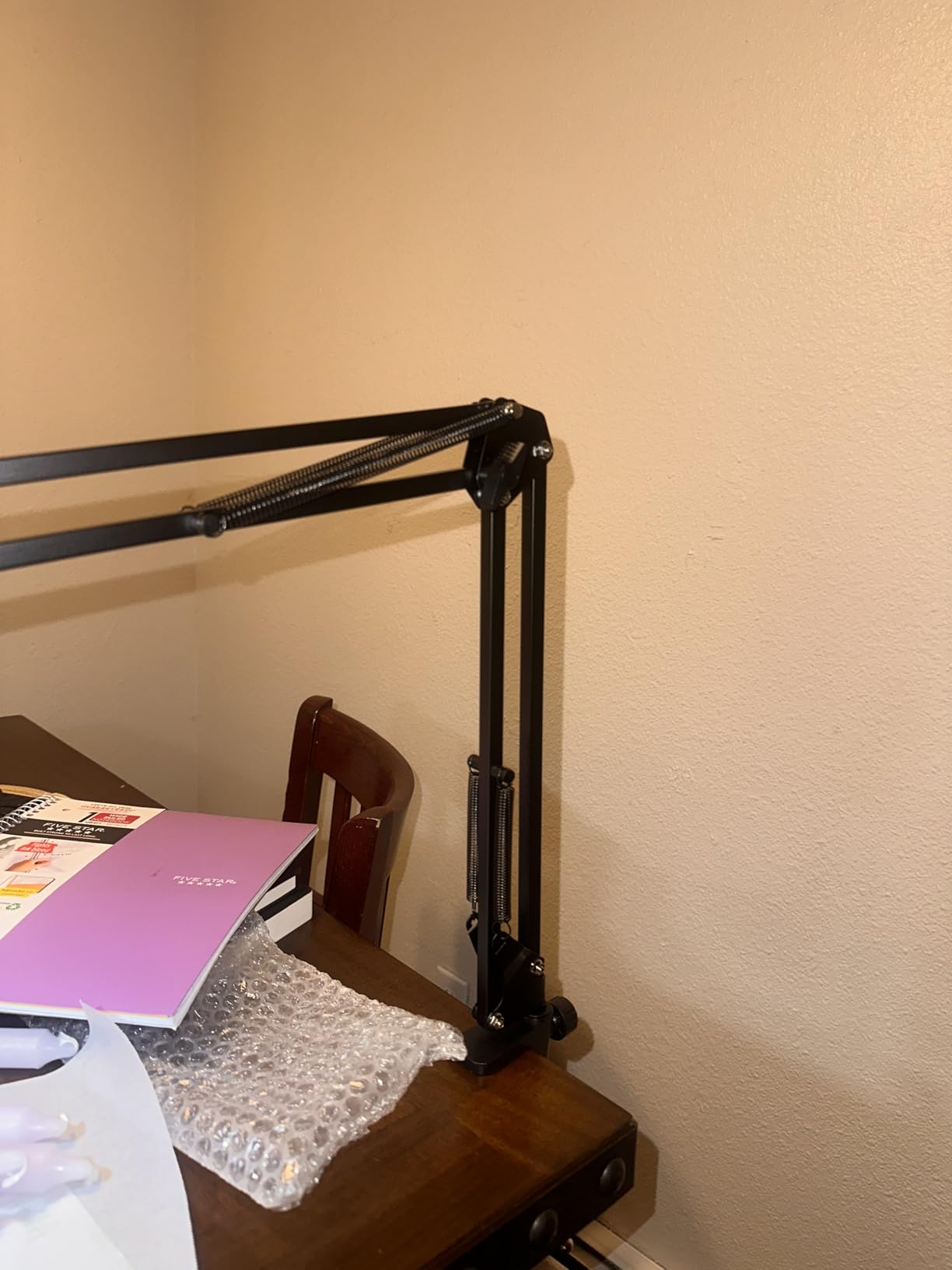 Overhead Phone Mount with LED Light, Articulating Arm Cell Phone Holder customer photo 1