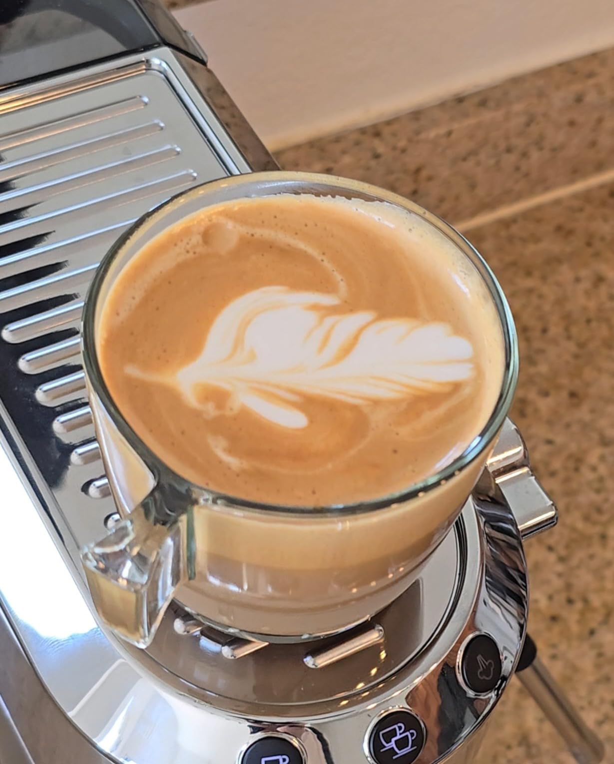 De’Longhi Dedica Arte Espresso Machine with My LatteArt Steam Wand (Milk Frother), 15-Bar Pump & 3-Level Temp Control - Compact Espresso Maker for Latte & Cappuccino - Italian Stainless Steel Design customer photo 1