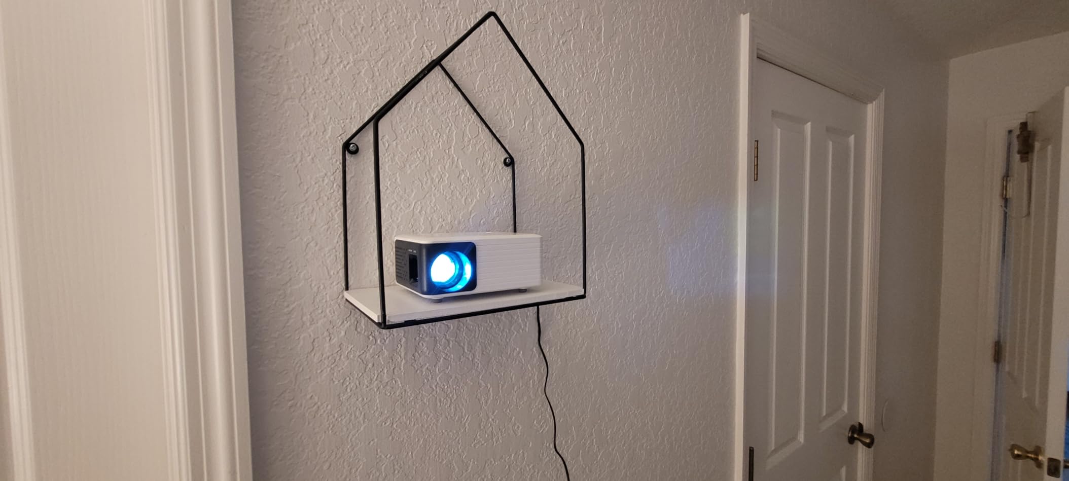 Mini Projector with WiFi and Bluetooth, AKIYO 2026 Upgraded Projector 1080P customer photo 1