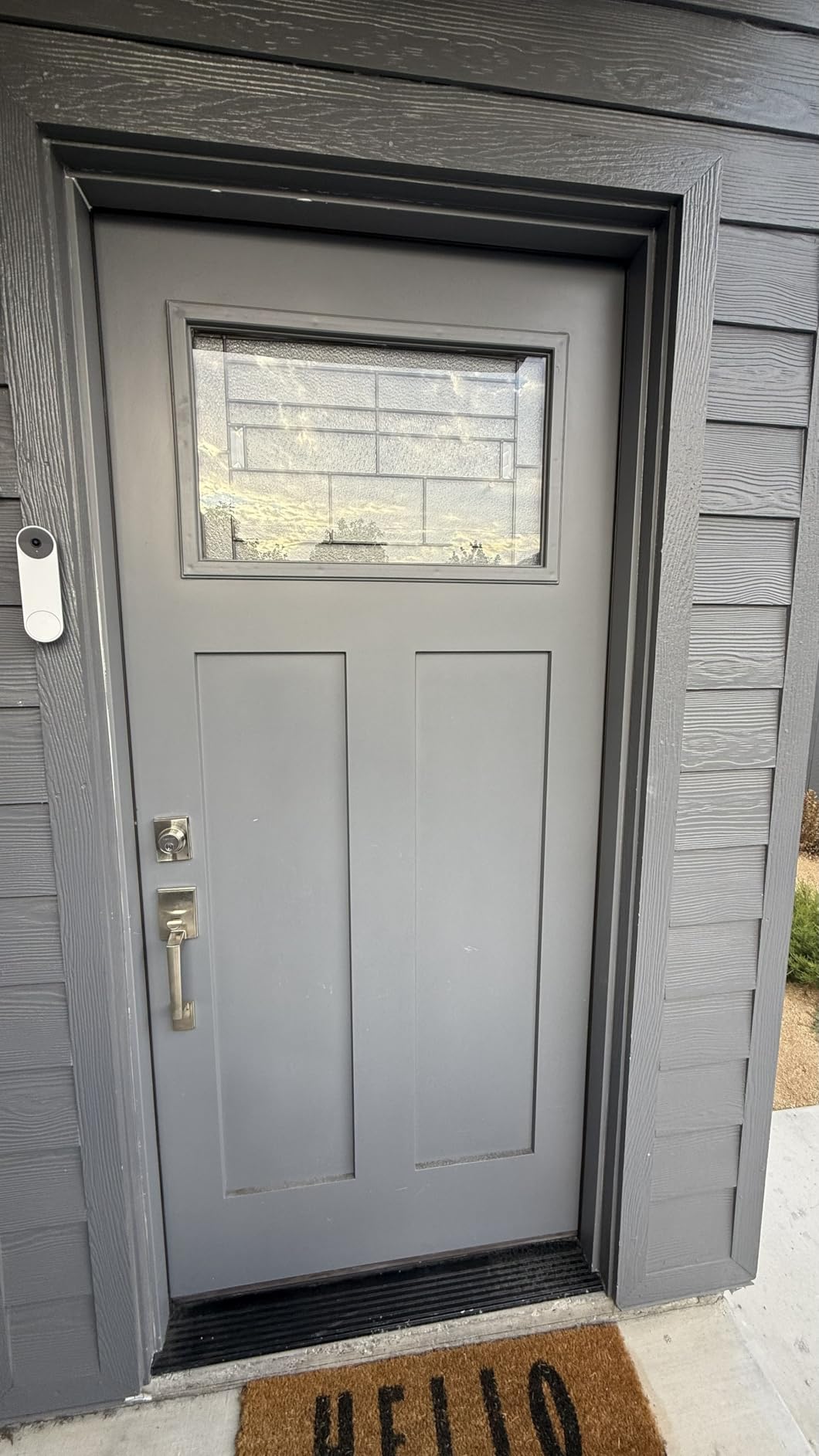 Google Nest Doorbell (Battery) - Linen customer photo 1