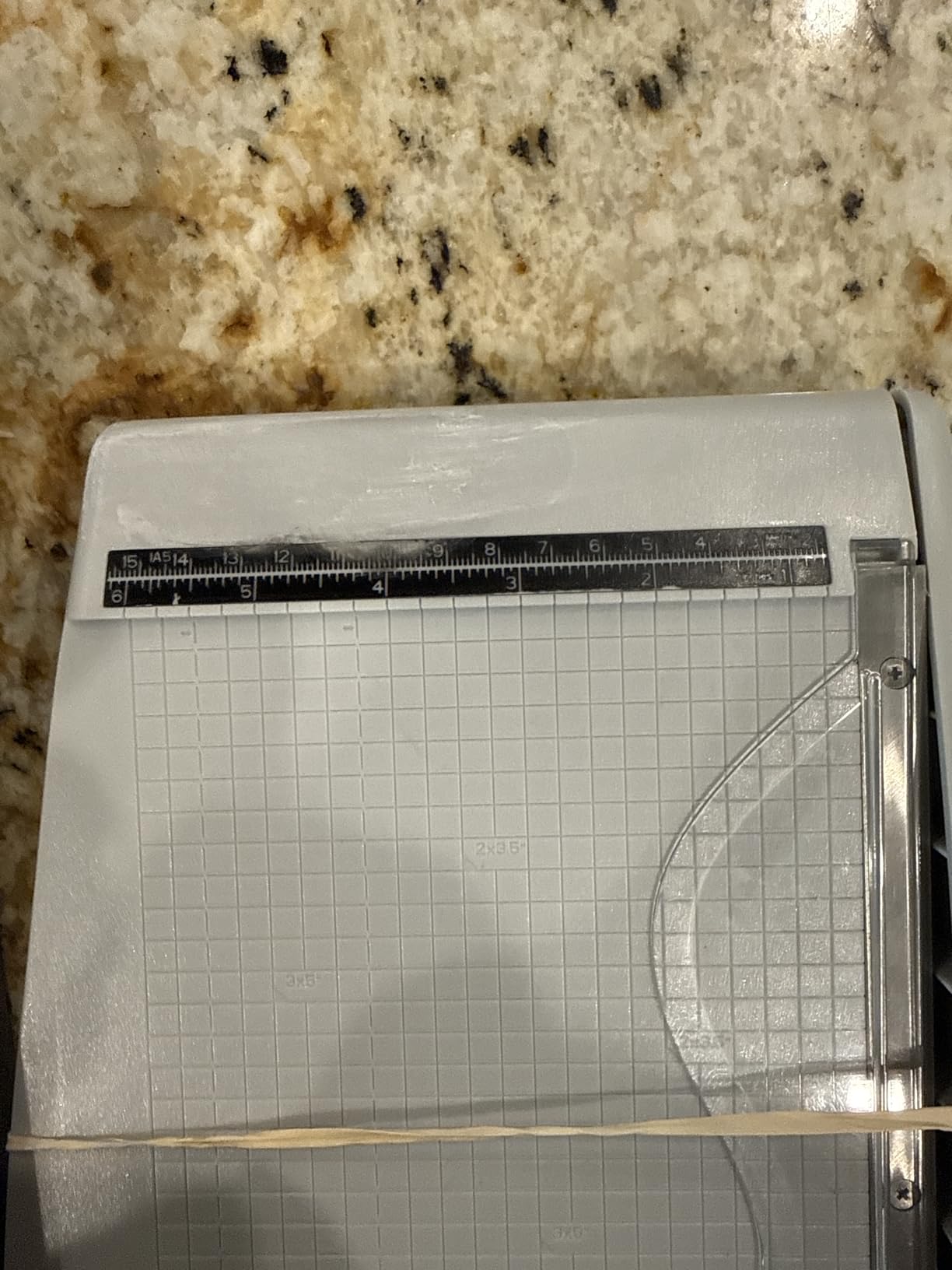 Tim Holtz Mini Paper Cutter - Small Portable Guillotine Paper Trimmer for Crafts, Photo Paper, and Card Making - 6.25 Inch Cutting Length with Ruler and Grid Lines customer photo 1