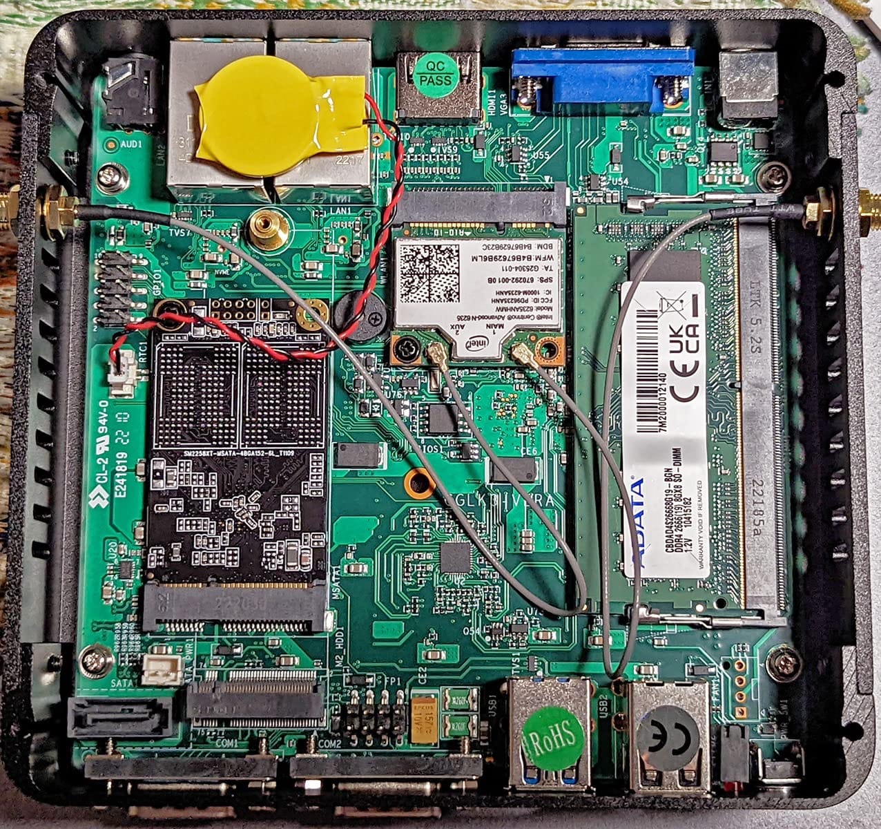 WEIDIAN Fanless Mini PC, Industrial PC, Mini Computer J5005(up to 2.8GHz), 4K HD+VGA Dual Dispaly Output, 2Gigabit Ethernet, 4USB, 2RS232 COM, Win11, WiFi, BT(8GB RAM 256GB SSD) customer photo 2