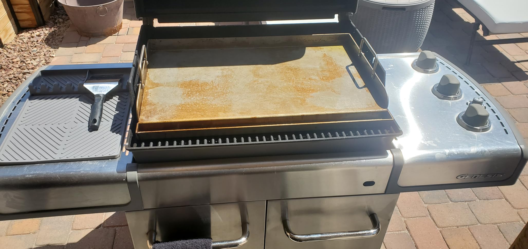 Griddle for Camp Chef 2 Burner Stove, Flat Top Griddle fits Camp Chef Accessories, 14 x 32'' Outdoor Cooking Systems customer photo 1