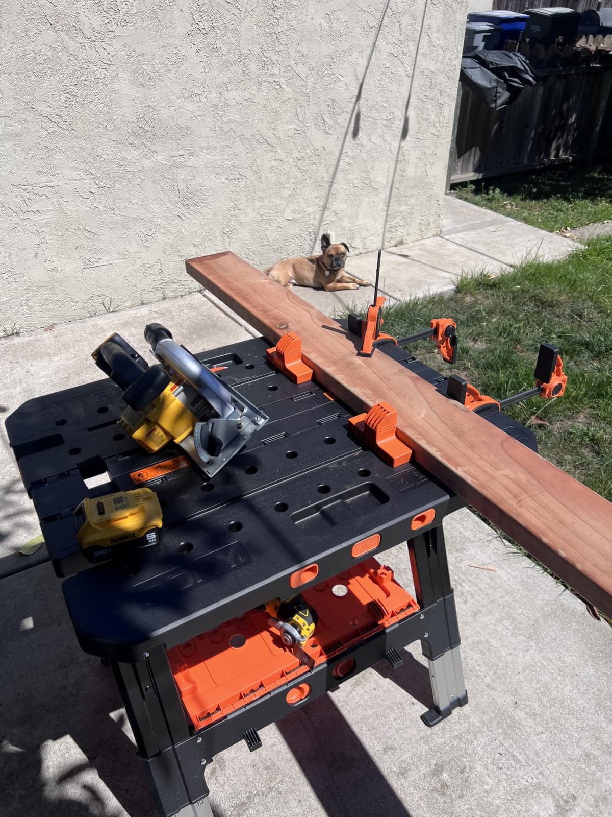 Pony Portable Folding Work Table, Workbench & Sawhorse customer photo 1