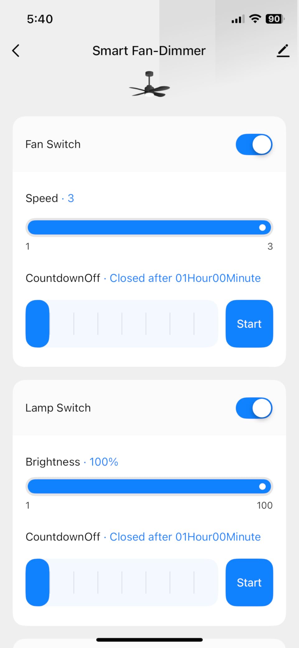 Universal Smart WiFi Ceiling Fan Remote Control Kit, Compatible with Alexa, Google Assistant and Smart Life App, No Hub Required DIMMER customer photo 1