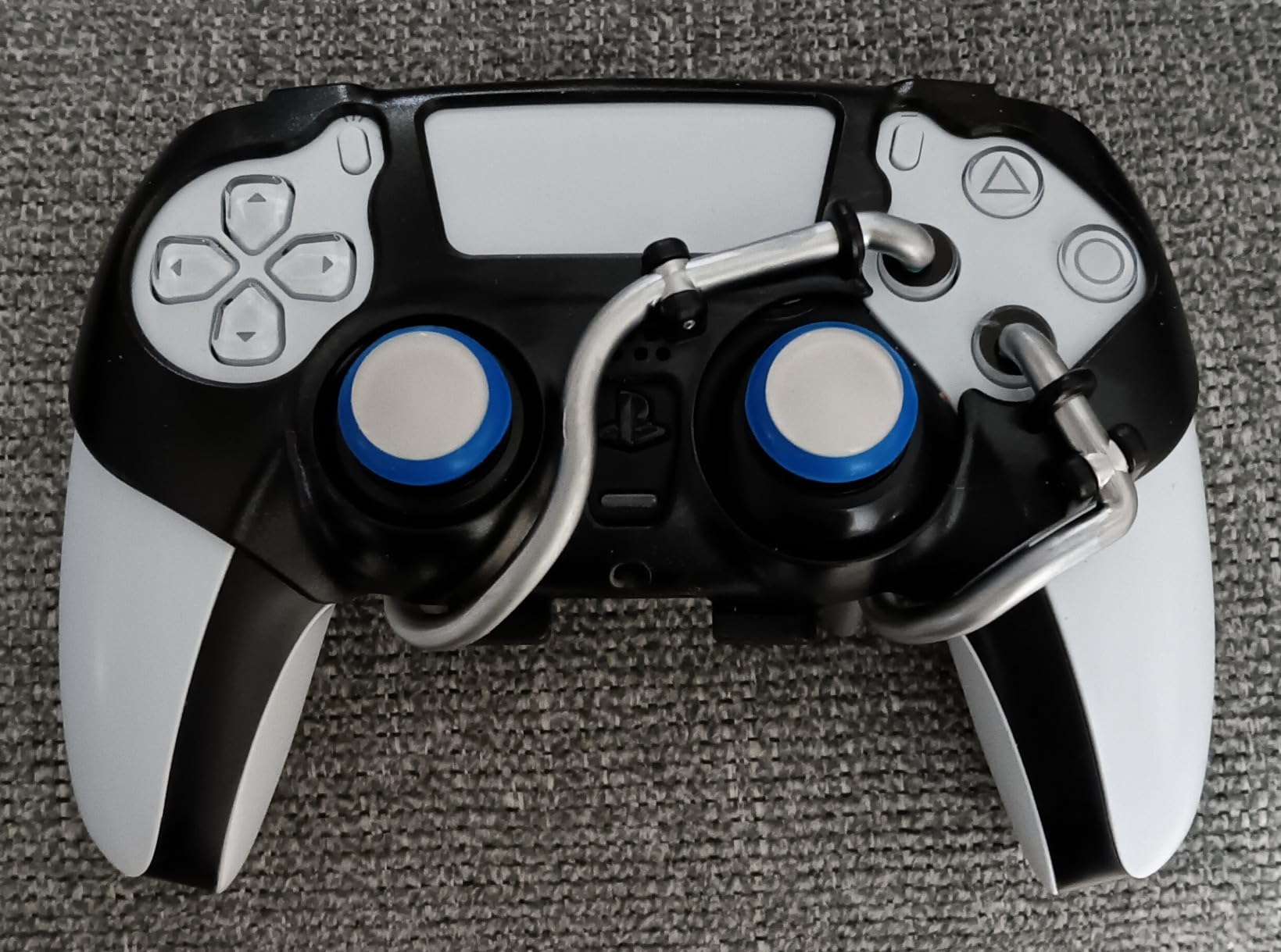 EXknight Leverback FPS Mechanical Paddles Attachment, Back Buttons Gaming Paddles for PS5 Controller (Black) customer photo 2