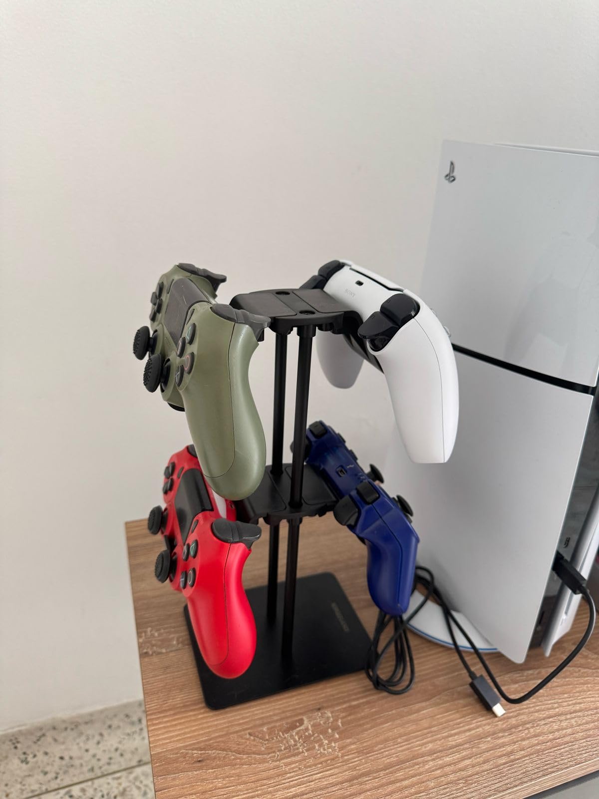 Monzlteck Desktop Controller Holder for PS4/PS5/Xbox ONE/Switch Pro/Headset, Controller Organizer,Gaming Accessories customer photo 1