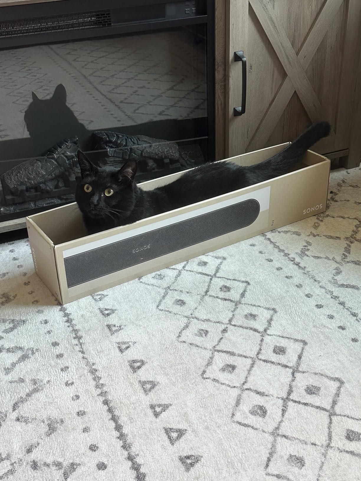 Sonos Ray - Compact Soundbar for TV and Music - Black | Speech Enhancement for Clear Dialogue | Works with Sonos Sub Mini & Surrounds | AirPlay 2 & Ethernet | WiFi customer photo 2