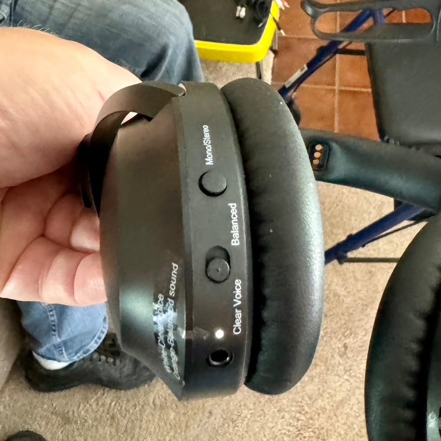 Avantree Duet - Dual Wireless Headphones for TV Watching | Clear Voice & Loud Volume for Seniors and Hard of Hearing, Easy Plug & Play Setup, with 2.4GHz RF Transmitter & Charging Dock customer photo 2