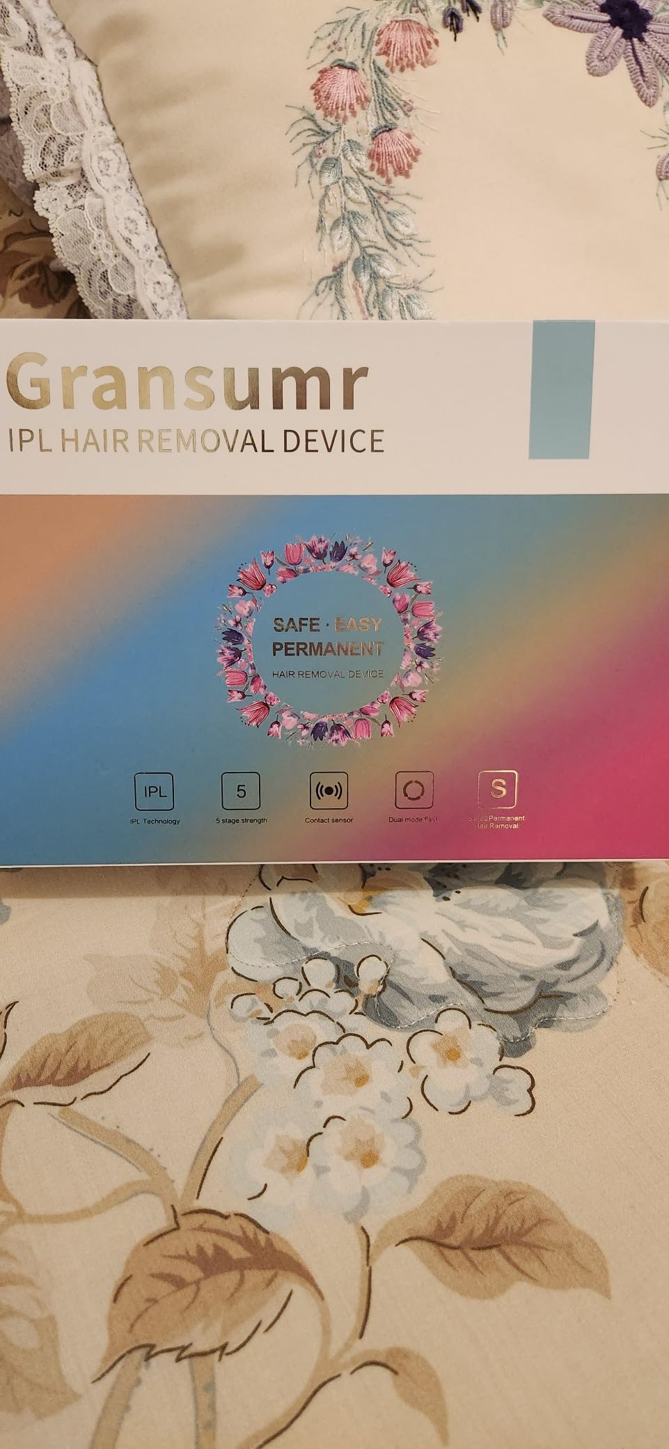 IPL Laser Hair Removal Device for Women & Men - At-Home Painless Ultra-Fast Flash Hair Remover, 86% Hair Reduction in 4 Weeks, High Energy & 5 Modes, 8 Mins Full Body & Bikini Line & More, Corded customer photo 1