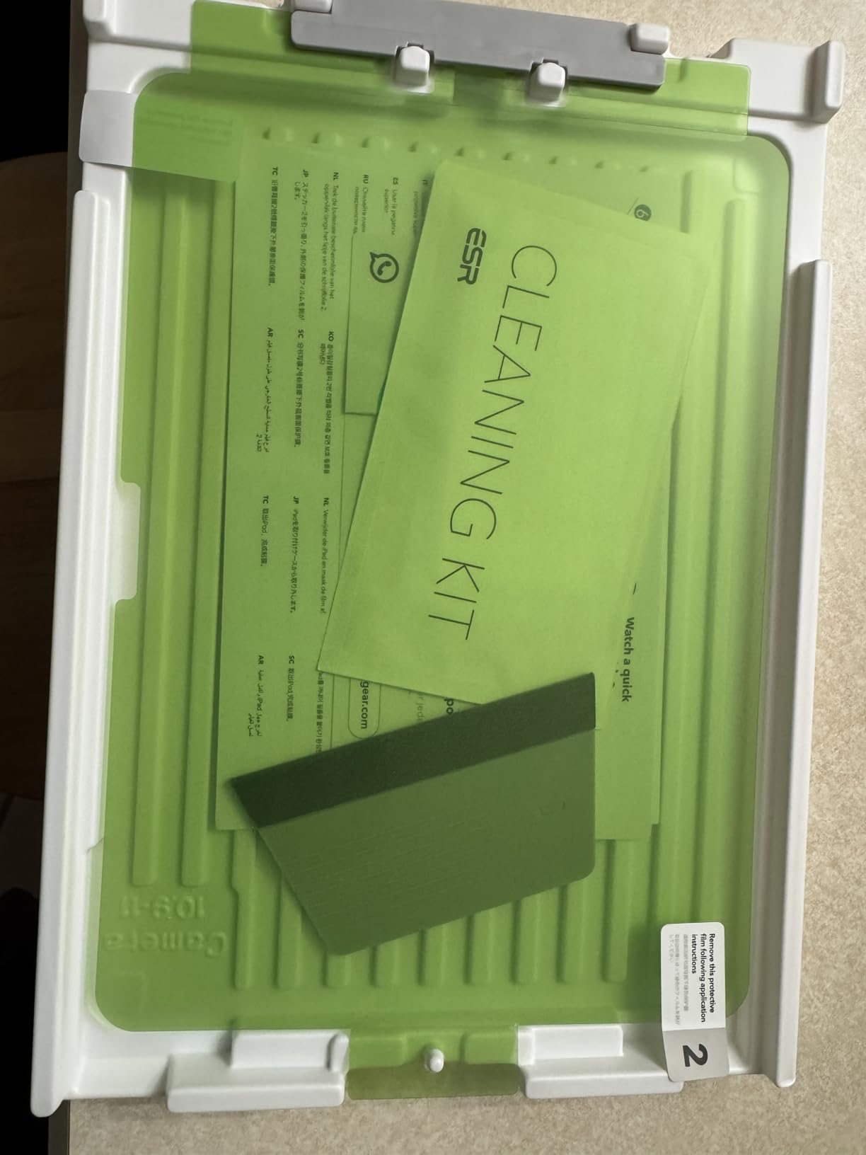 ESR 2 Pack Paper-Feel Screen Protector for iPad A16 11th/10th 11/10.9 Inch customer photo 1