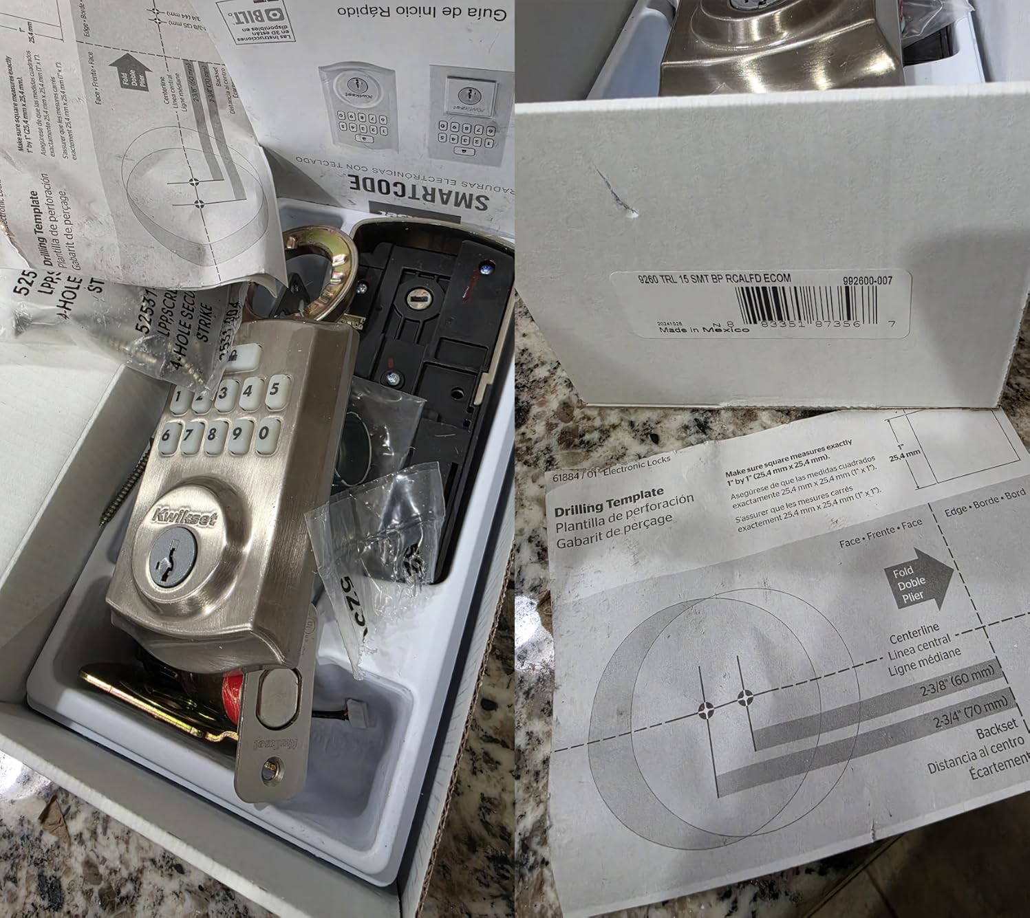 Kwikset SmartCode 260 Keyless Entry Electronic Keypad Deadbolt Door Lock customer photo 1