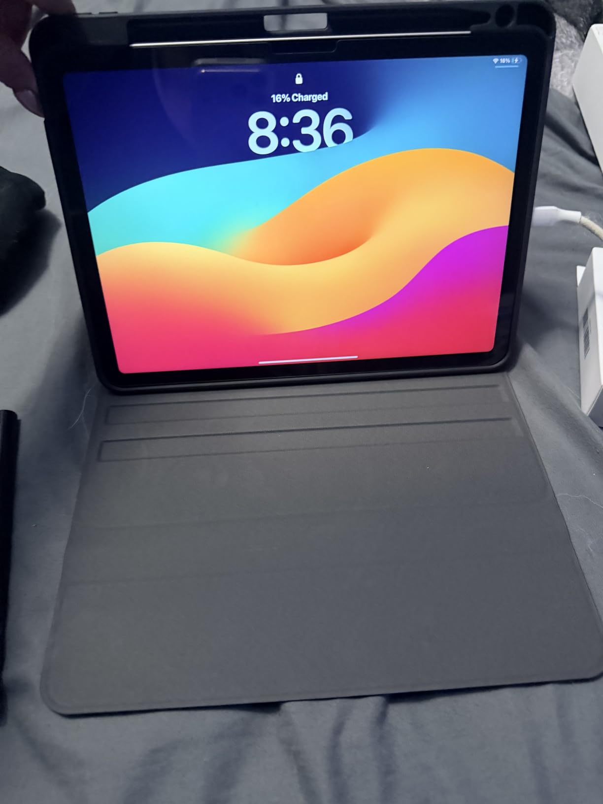Harvopu for iPad Air 11 Inch & Air 5th 4th Generation Case with Keyboard | 7 Colors Backlit, Detachable Keyboard Folio Cover for iPad Air 11-inch M4/M3/M2, Air 5/Air 4 10.9