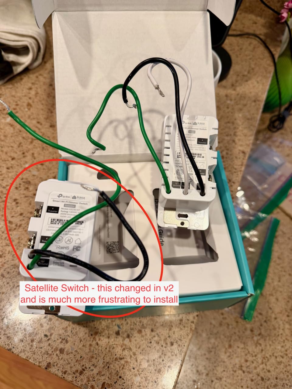 Kasa Smart 3-Way Dimmer Switch Kit, KS230 KIT v2, Need Neutral Wire customer photo 2