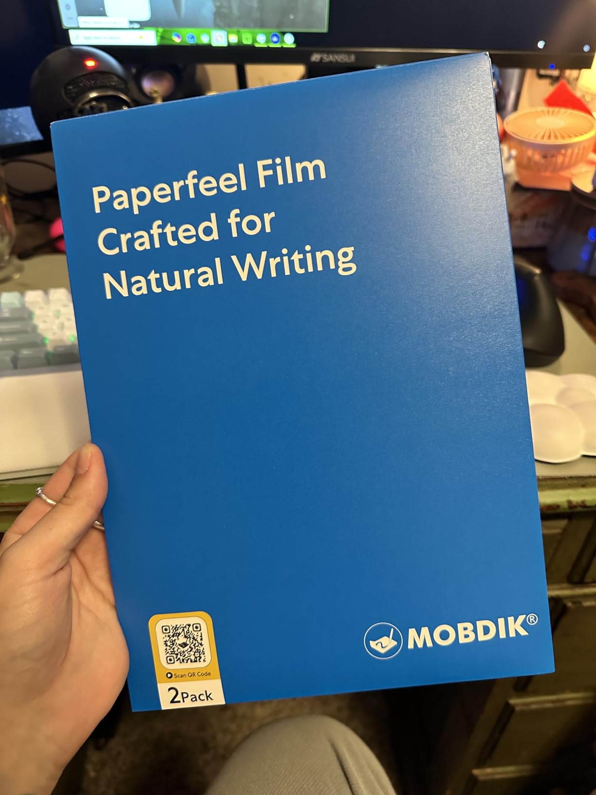 MOBDIK Paperfeel Screen Protector for iPad A16 11th/10th & iPad Air 11 customer photo 1