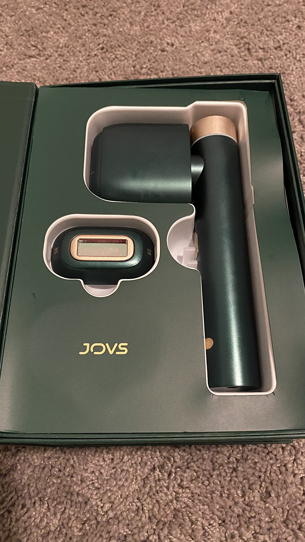 JOVS Laser Hair Removal, IPL Hair Removal for Women and Men, 37°F Painless Sapphire Ice-Cooling Tech, 6 Modes for Whole Body Hair Removal Device, 2 in 1 Skin Rejuvenation, 330° Rotation customer photo 1