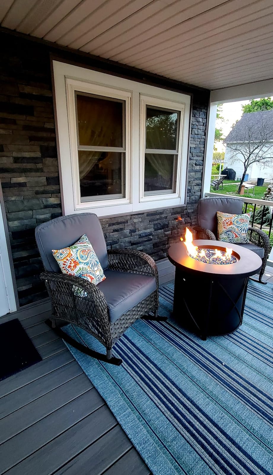 BALI OUTDOORS 50000 BTU Propane Fire Pit for Outdoor customer photo 1