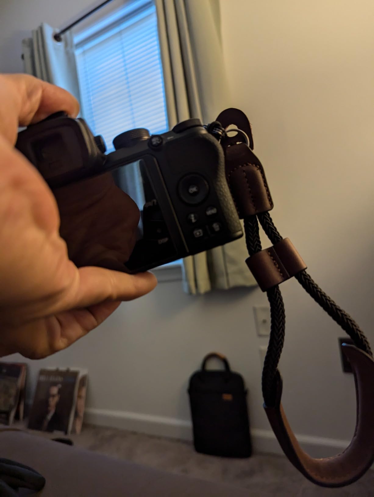 SMALLRIG Camera Wrist Strap, Vintage Leather Camera Hand Strap for Fujifilm | Adjustable Safety for Fujifilm X-T5 X-T4 X-T30iii X-T30 X-E4 X100VI, DSLR SLR Mirrorless and Compact Cameras, Brown - 3926 customer photo 2