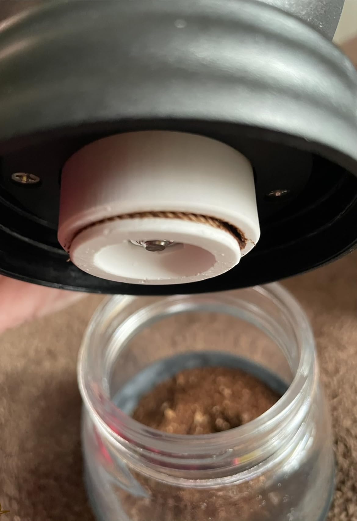 Manual Coffee Grinder 48 Adjustable Settings, 80g Large Capacity, Conical Burr Hand Mill for Home, Travel, Camping, Office, Espresso & Pour Over, 2 Jars customer photo 2