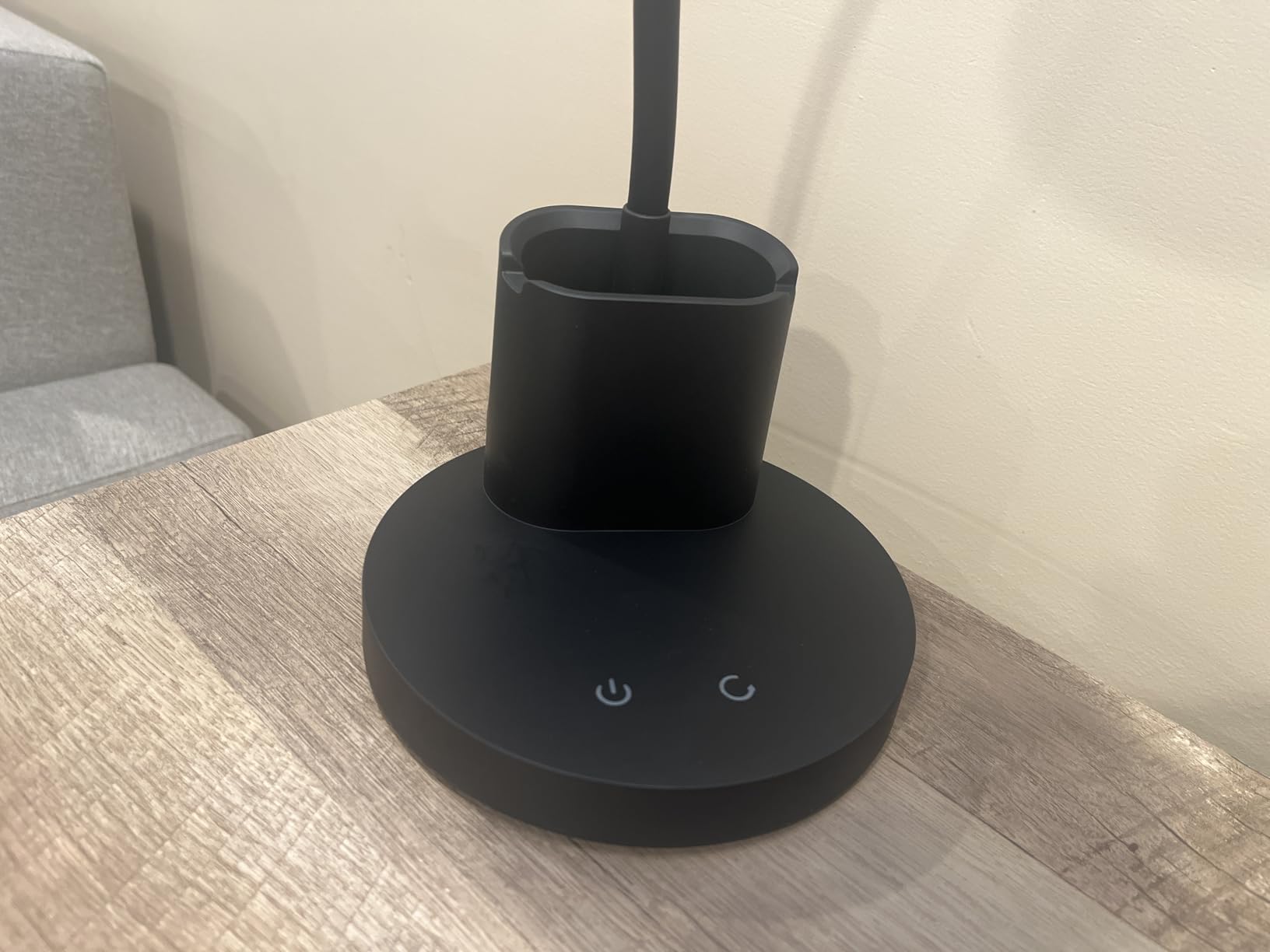 LED Desk Lamp with Wireless Charger for Home Office, Black customer photo 1