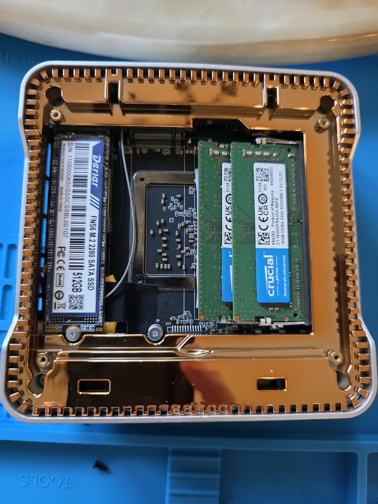 KAMRUI Hyper H2 Mini PC, Intel Core 14450HX (10C/16T, up to 4.8GHz,TDP 55W), 16GB RAM 512GB PCIe4.0 SSD, WIF6, BT5.2(M.2 2230) Triple 4K, Ethernet, Mini Desktop Computer for Office, Business customer photo 1