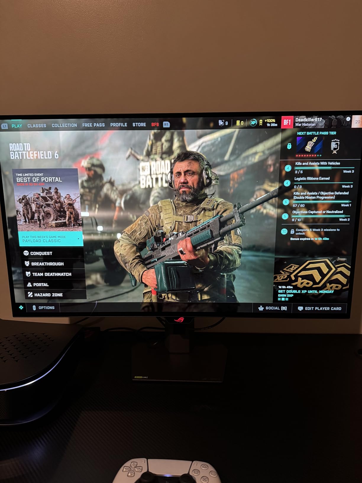 ASUS ROG Strix OLED XG32UCWMG Gaming Monitor – 32 Inches (31.5 Inch Display) OLED Glossy 4K TrueBlack customer photo 1