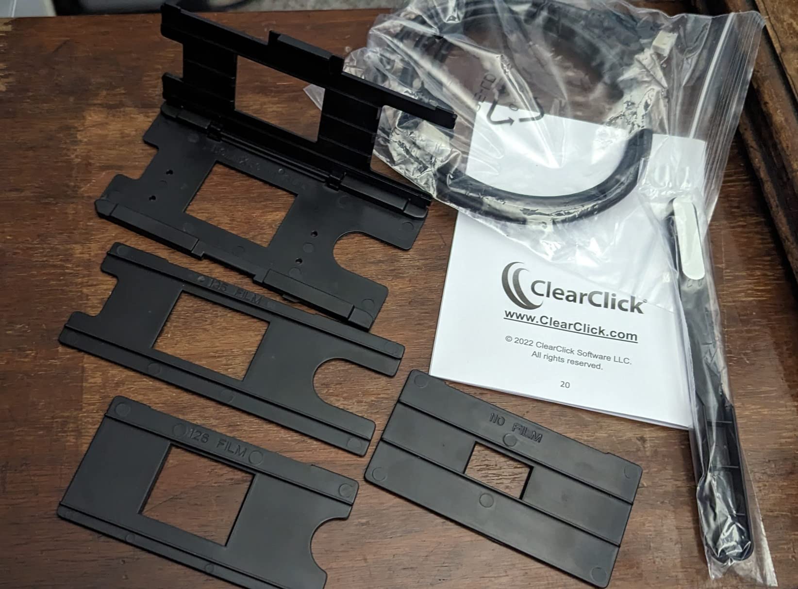 ClearClick Virtuoso 3.0 (Third Generation) 22MP Film & Slide Scanner (35mm, 110, 126) with Large 7