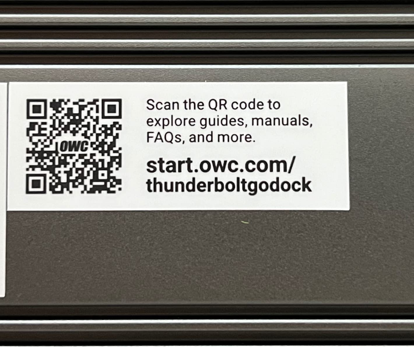 OWC Thunderbolt Go Dock 11-Port Solution w/Built-in Power Supply customer photo 2