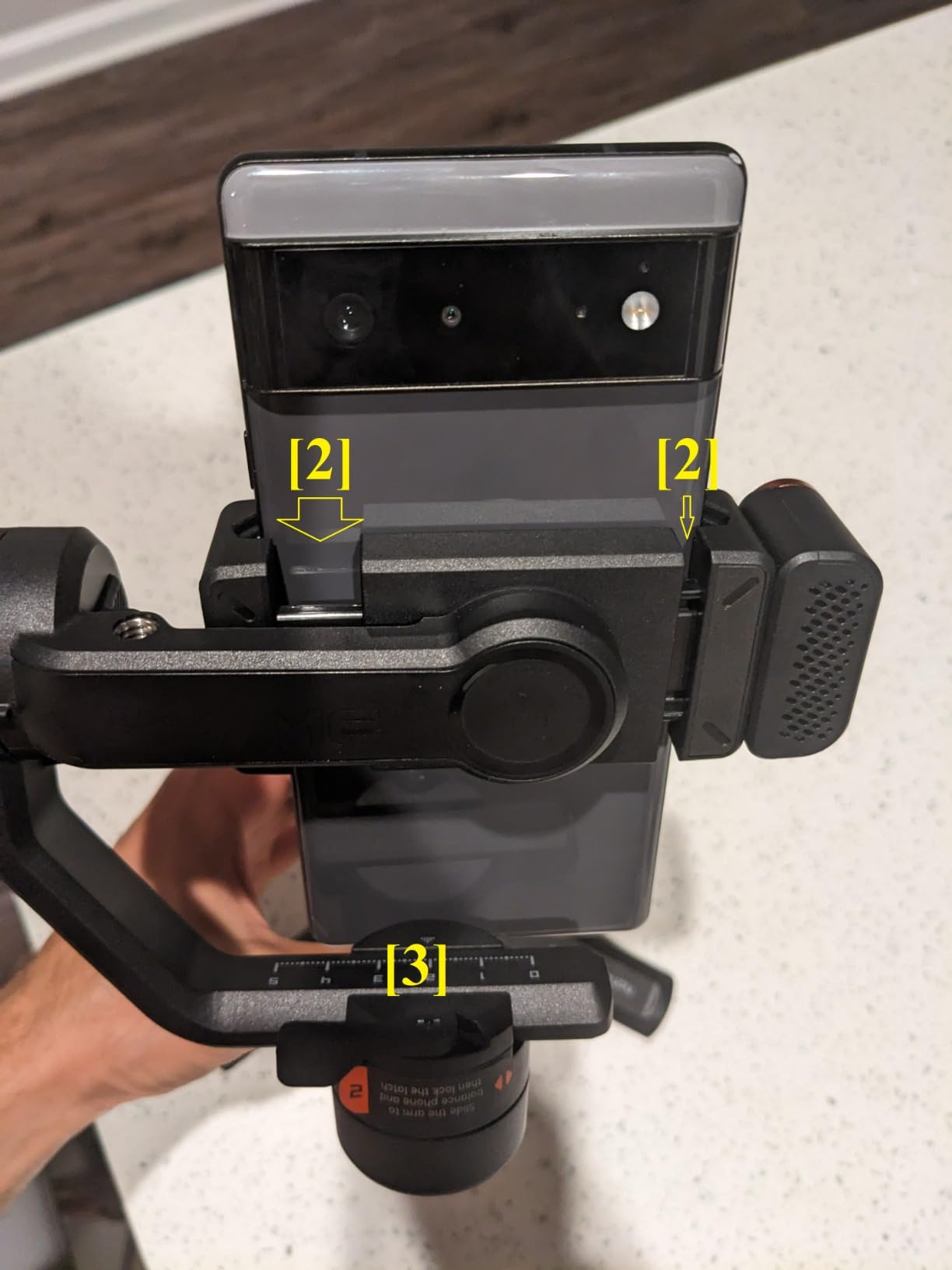 Hohem iSteady M6 Gimbal Stabilizer for Smartphone, 3-Axis Cell Phone Stabilizer Built-in OLED Display 400g Payload Reverse Charging Android and iPhone Gimbal with Inception Motion Timelapse customer photo 1