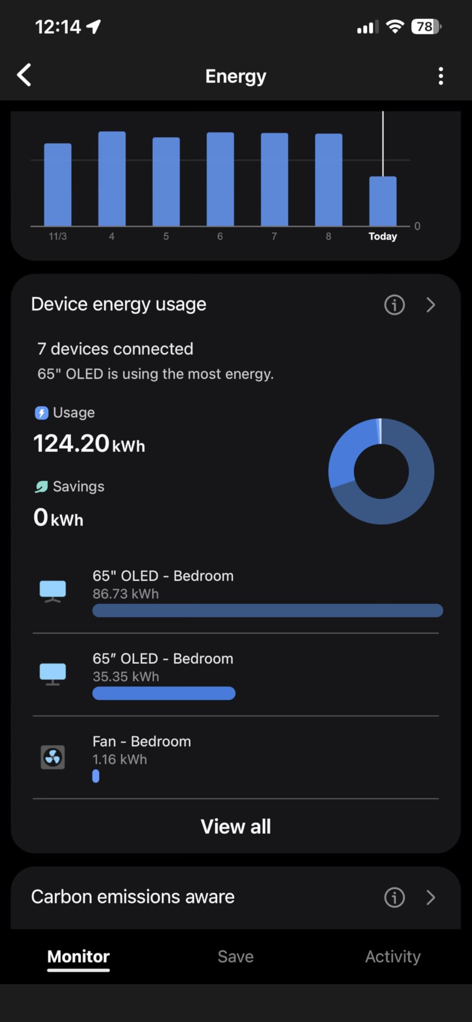 Kasa Matter Smart Plug with Energy Monitoring, KP125MP2, 15A/1800W Max customer photo 1