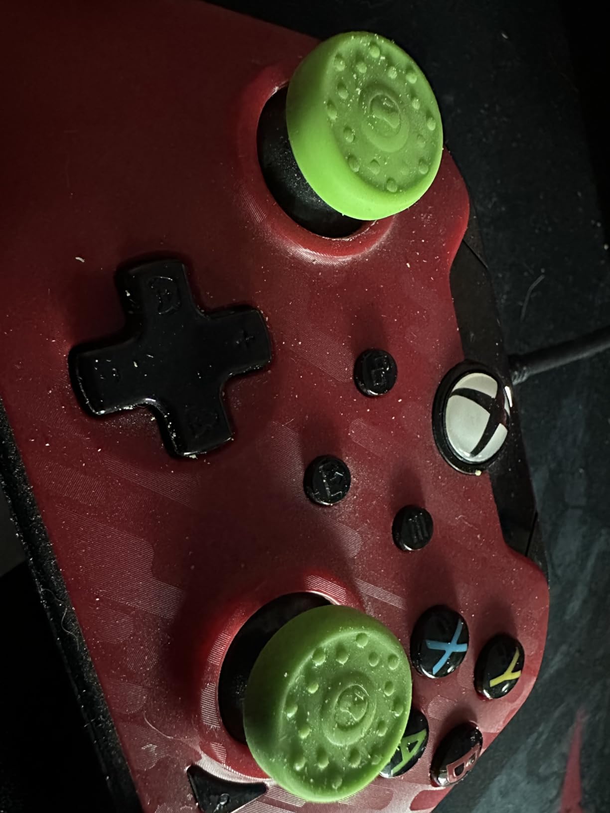 KontrolFreek No-Slip Thumb Grips | Universal Edition for Nintendo Switch Pro, PlayStation 4 (PS4), PlayStation 5 (PS5), Xbox One & Xbox Series X Controller | 8-Pack | Blue/Green/Red/Black customer photo 2