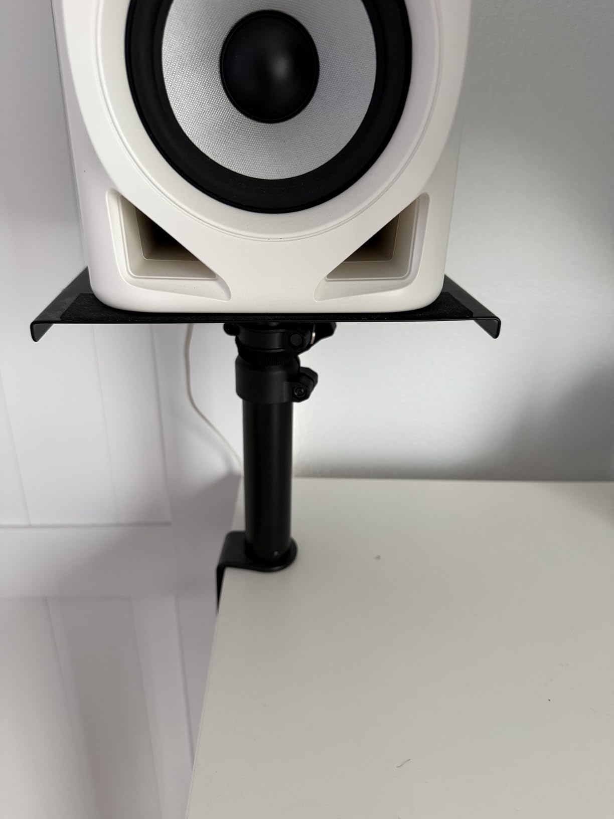 Vondynote Set of 2 Desktop Clamp Speaker Stands Short Studio Monitor Stands Height Adjustable customer photo 1