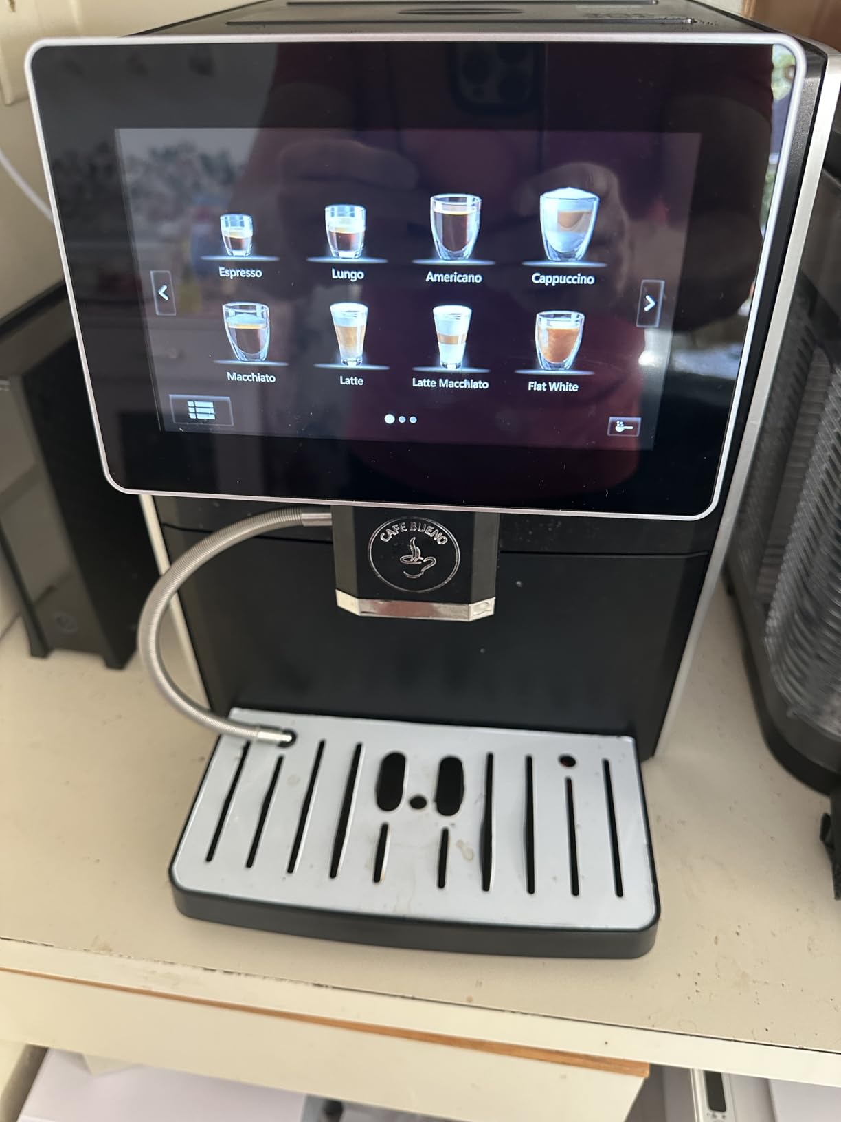 Cafe Bueno Super Automatic Espresso Machine For Home - Coffee Machine With Grinder & Milk Frother For Latte, Cappuccino, Macchiato - Auto Wake & Sleep – All Milk Types customer photo 2