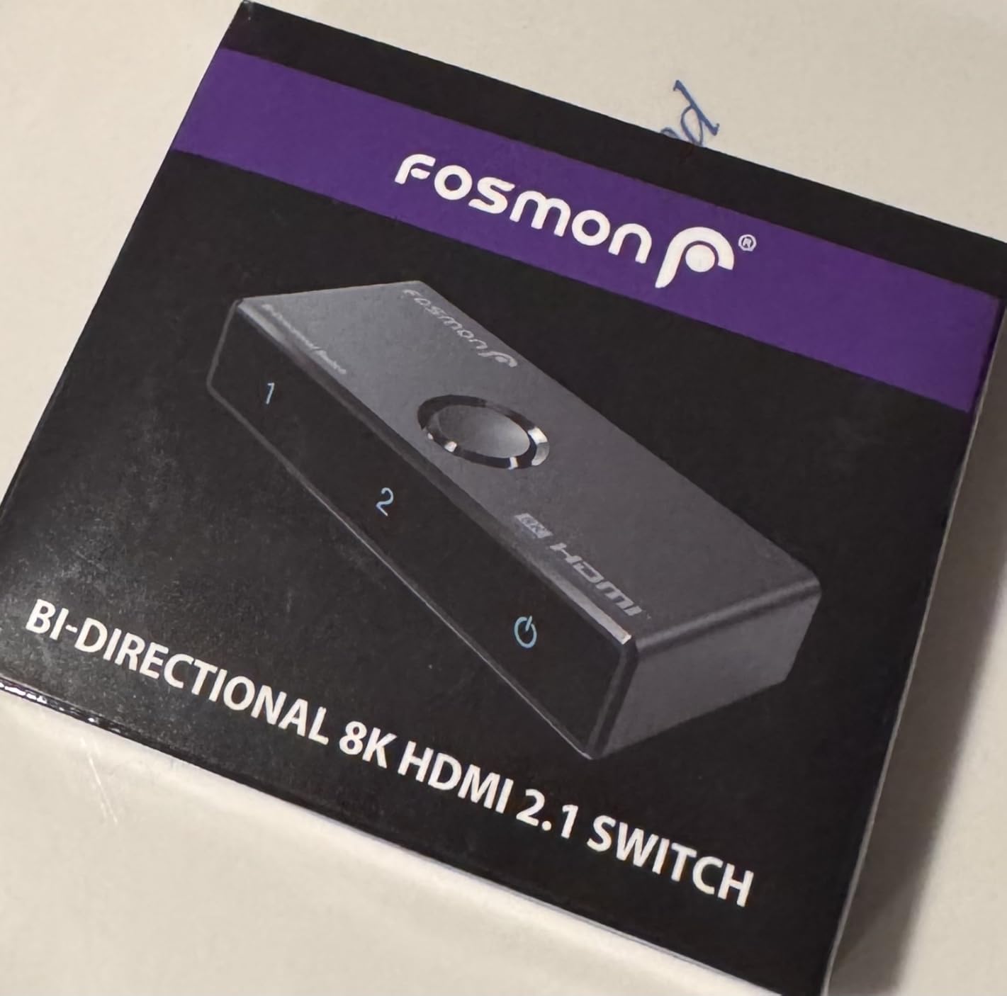 Fosmon 8K HDMI Switch 2.1 Bi-Directional (8K@60Hz/4K@120Hz) 48Gbps Splitter customer photo 1