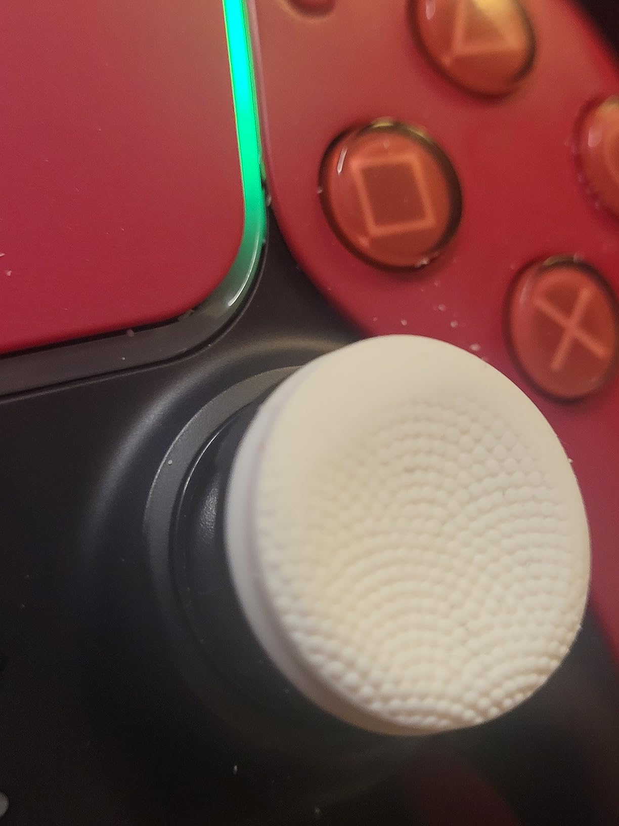 KontrolFreek Clutch for PlayStation 5 (PS5) and PlayStation 4 (PS4) Controller | Performance Thumbsticks | 2 Low-Rise Concave | Black & White customer photo 1