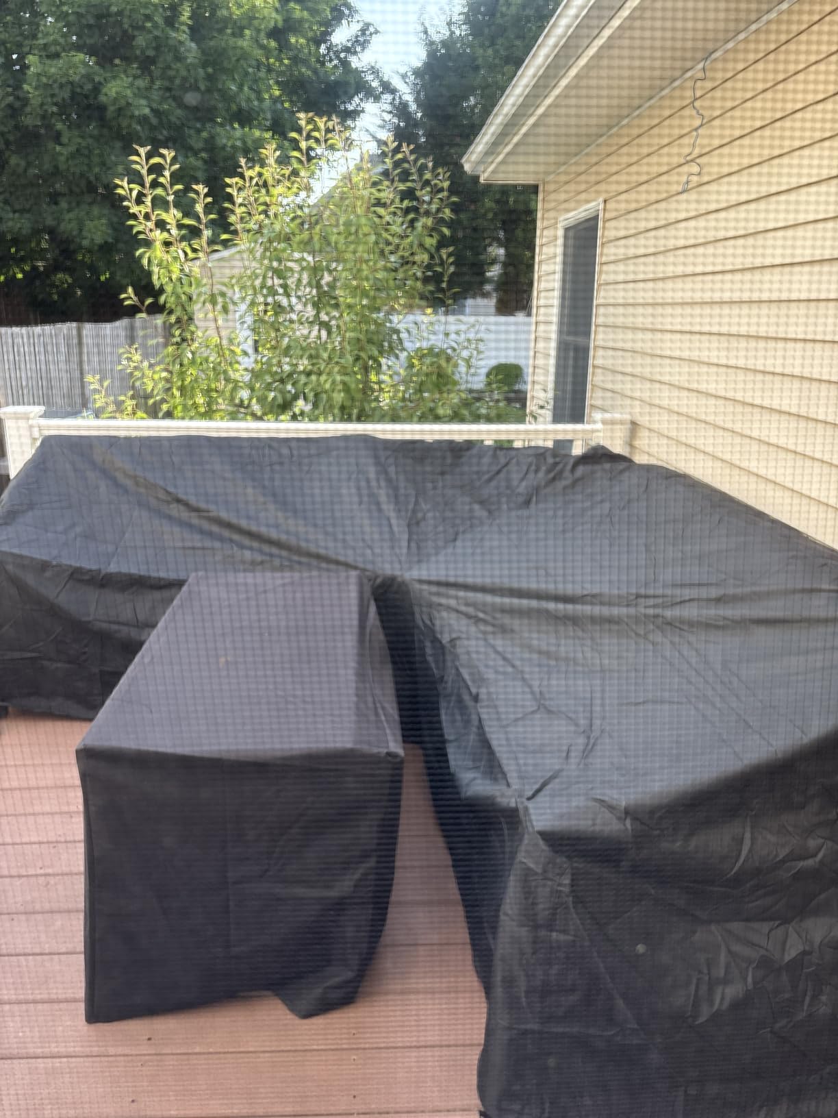 iBirdie Outdoor Sectional Cover for 85 x 85 inch L-Shaped Couch Sofa customer photo 1