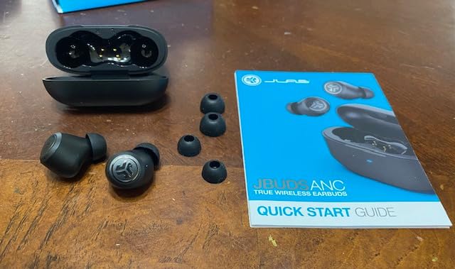 JLab JBuds ANC 3, True Wireless Earbuds, Active Noise Cancelling, Multipoint Connect, Google Fast Pair, Black customer photo 1