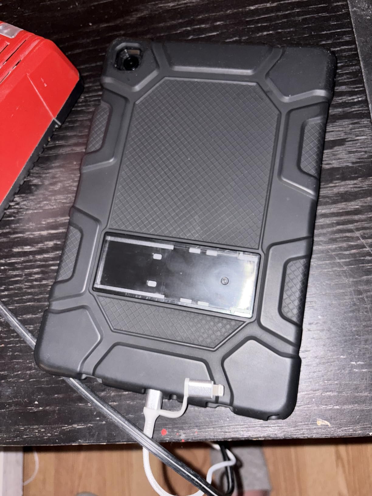 Azzsy Case for Samsung Galaxy Tab A11+/A9+ Plus 11 Inch 2026/2024, Heavy Duty Shockproof Rugged High Impact Protective Case, Black customer photo 2