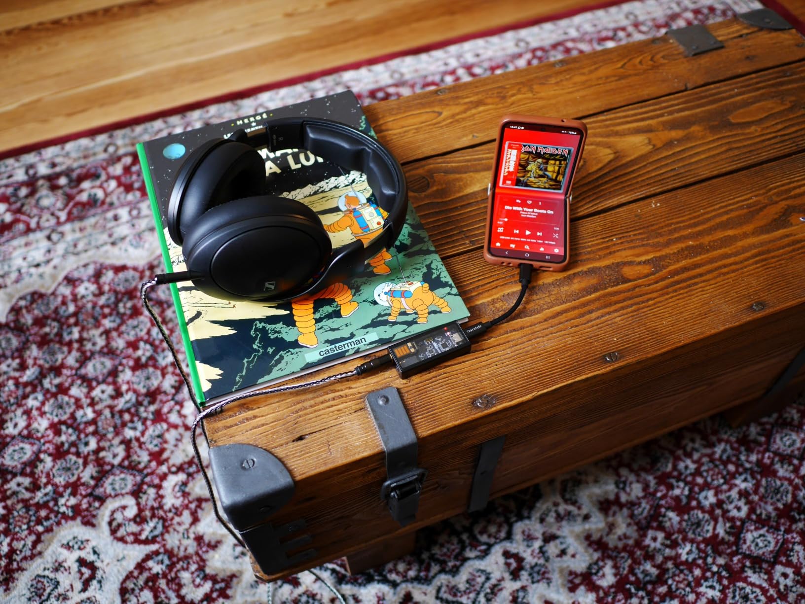 Questyle M15i Portable USB DAC & Headphone Amplifier, MFi Certified customer photo 2