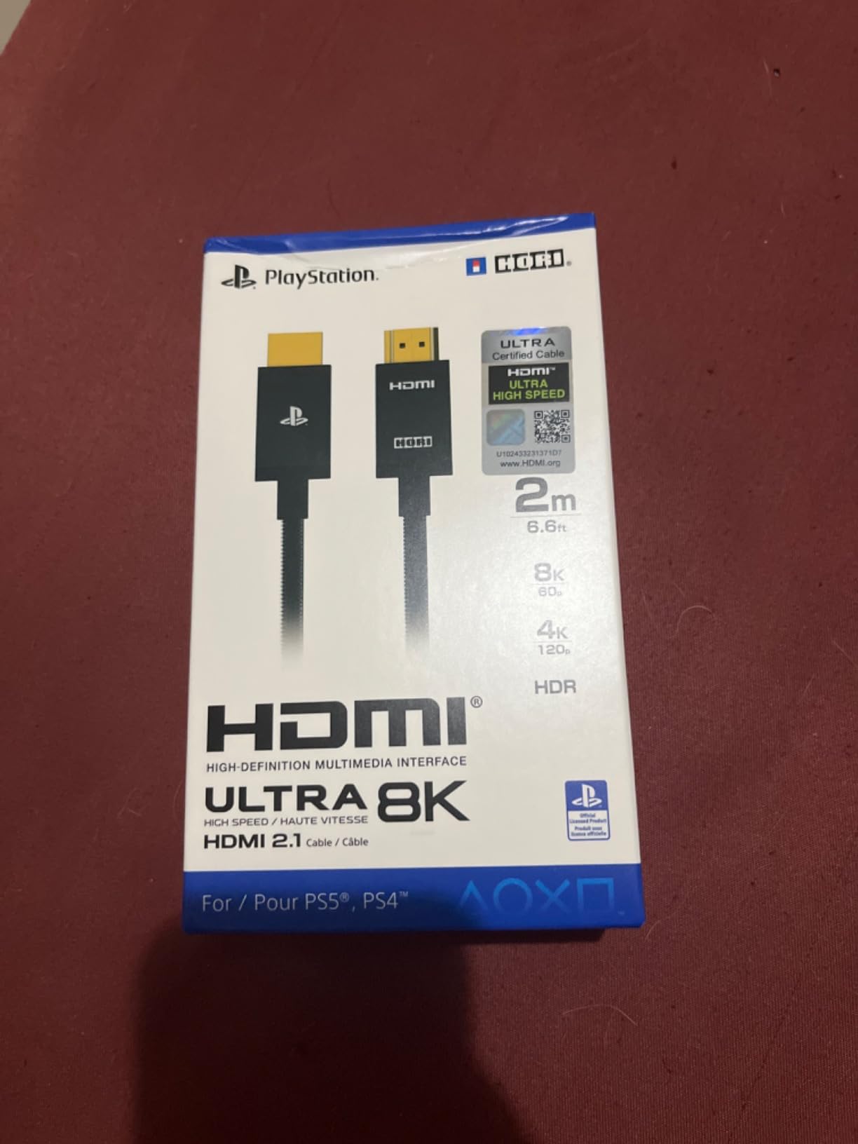 Hori Ultra High Speed HDMI Cable for PlayStation® 5 - Officially Licensed by Sony customer photo 1