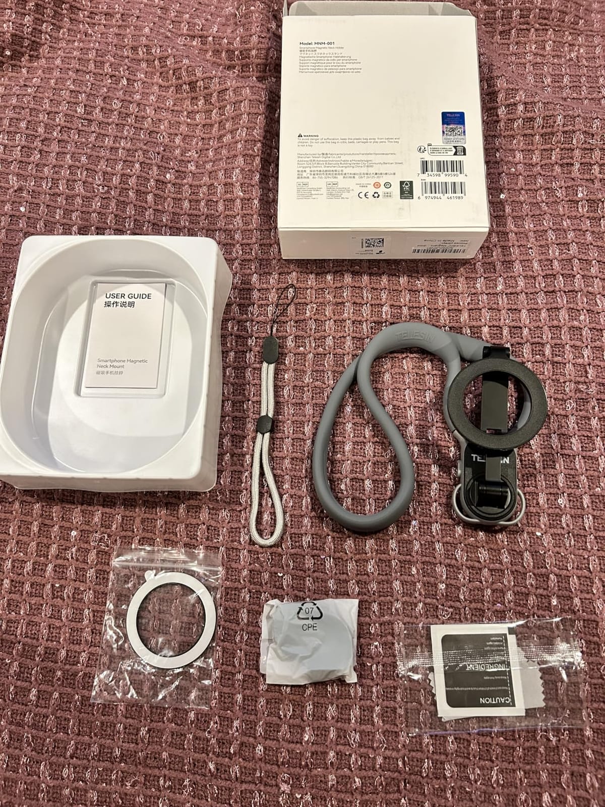 TELESIN Magnetic Neck Mount for Phones, Neck Phone Holder POV/Vlog Mount customer photo 1