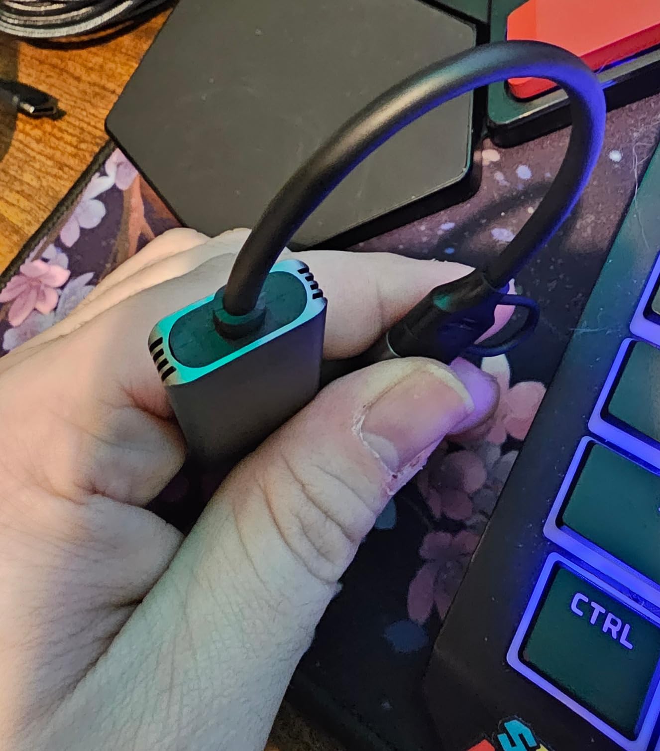 Hagibis USB3.0 Video Capture Card with 100W PD HDMI to USB/USB C 1080P HD 60fps Live and Record Video Audio Game MS2130 for Quest 3 2 Pro VR Switch2 PS4/5 Live Broadcast, Gaming, Streaming (UHC07P) customer photo 2