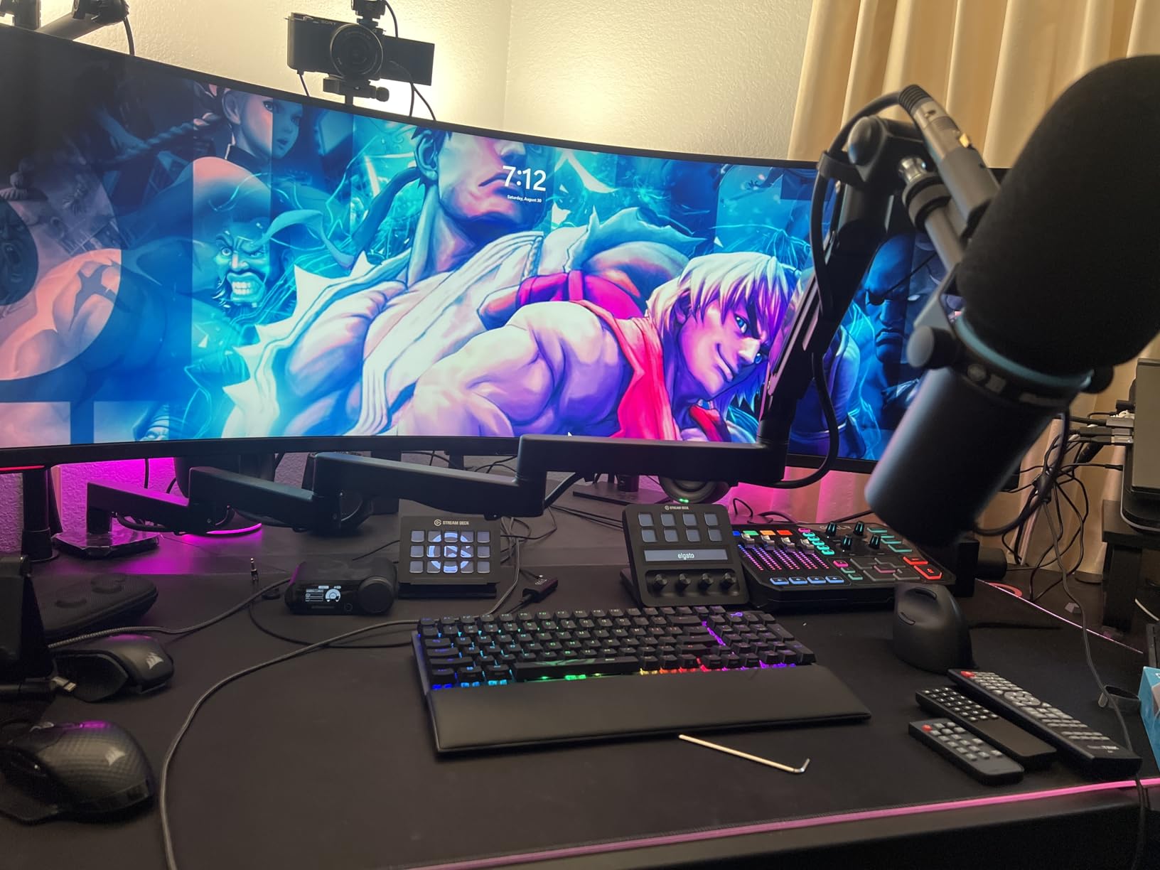 NEEWER Low Profile Mic Arm Desk Mount, 360° Swivel Boom Arm with Pneumatic Damping Adjustable, Cable Management, Compatible with Shure MV7 SM7B Blue Yeti Gaming Streaming Podcast Microphone, MS002 | Boom Arm, Adjustable, Cable Management, Compatible with Shure MV7 SM7B Blue Yeti Gaming Streaming Podcast Microphone customer photo 1