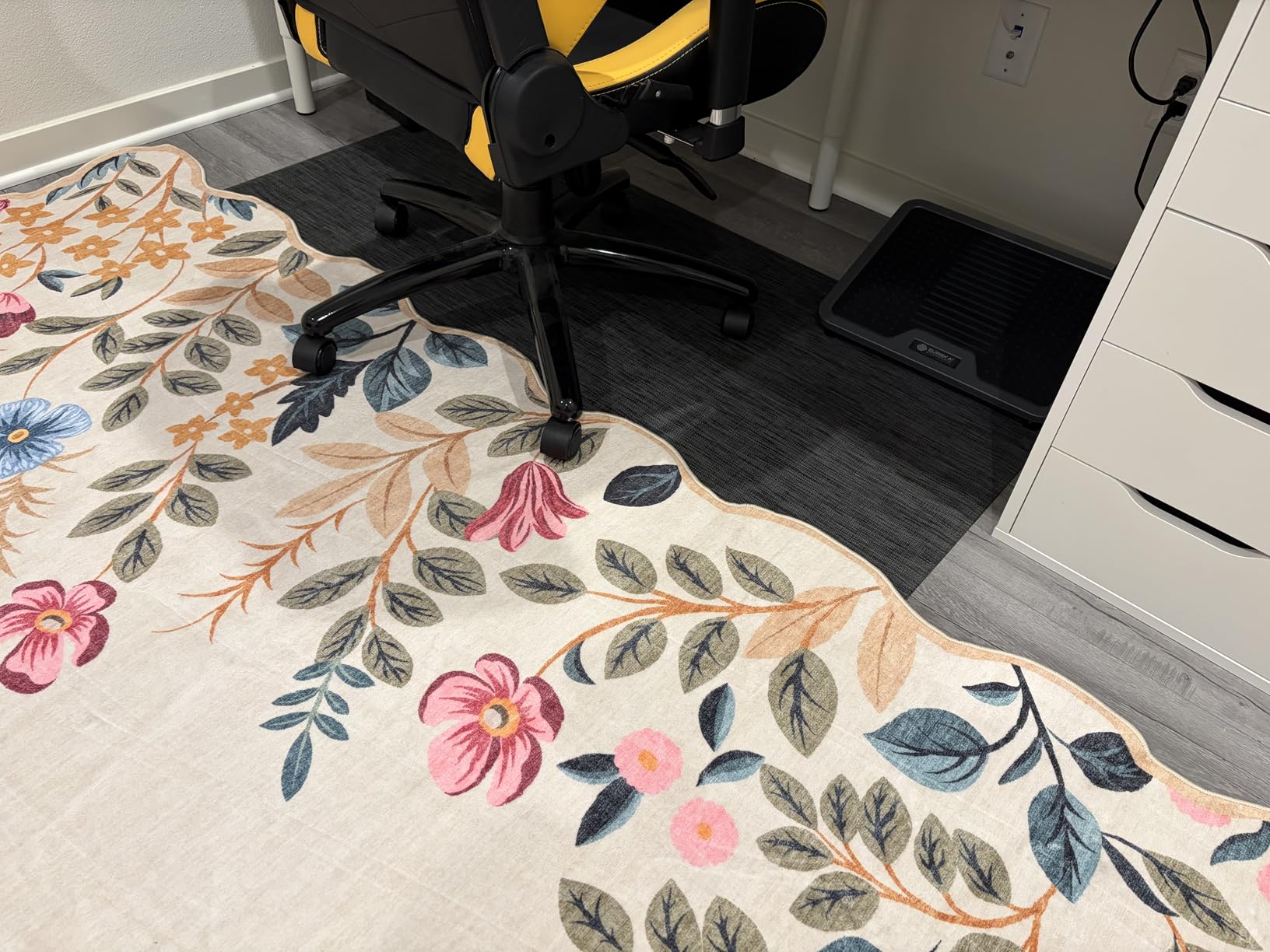 Blvornl Office Chair Mat for Hardwood Floors, Anti-Slip PVC, 36 x 48 Inch customer photo 2