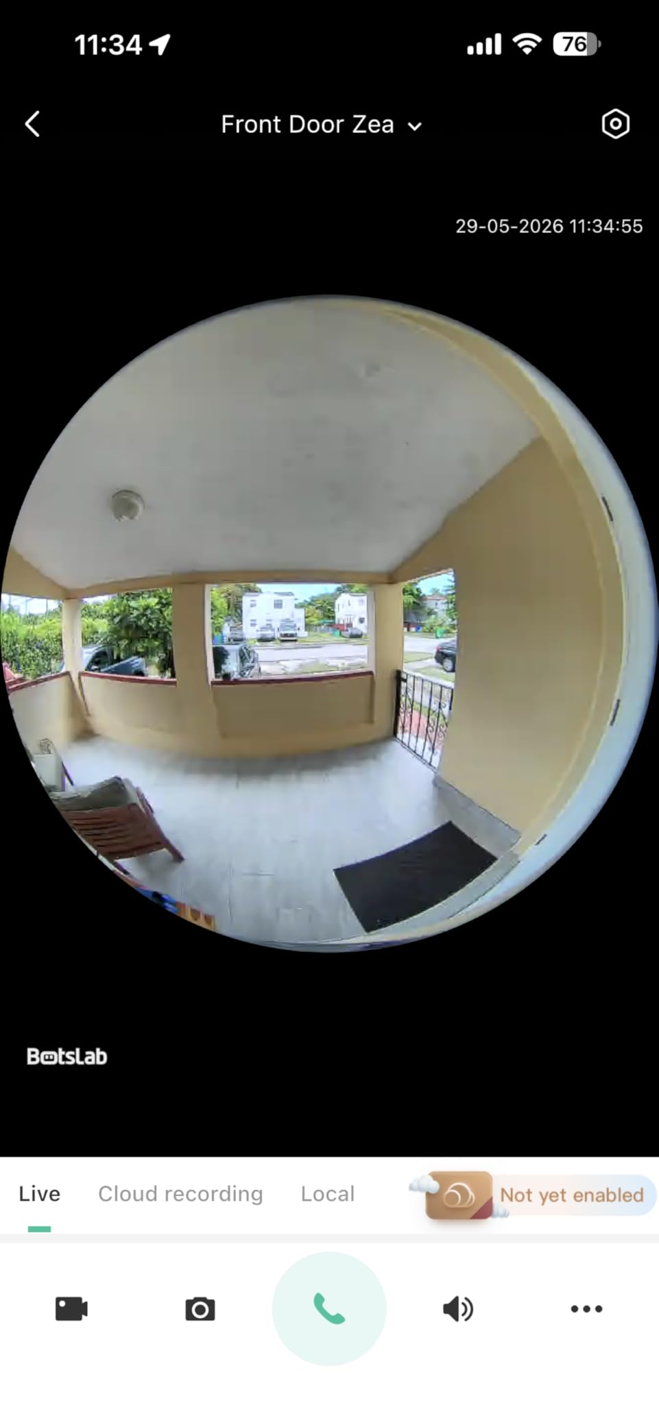 BOTSLAB 5MP Doorbell Camera Wireless, 180° Head-to-Toe View, 32GB SD Card customer photo 1