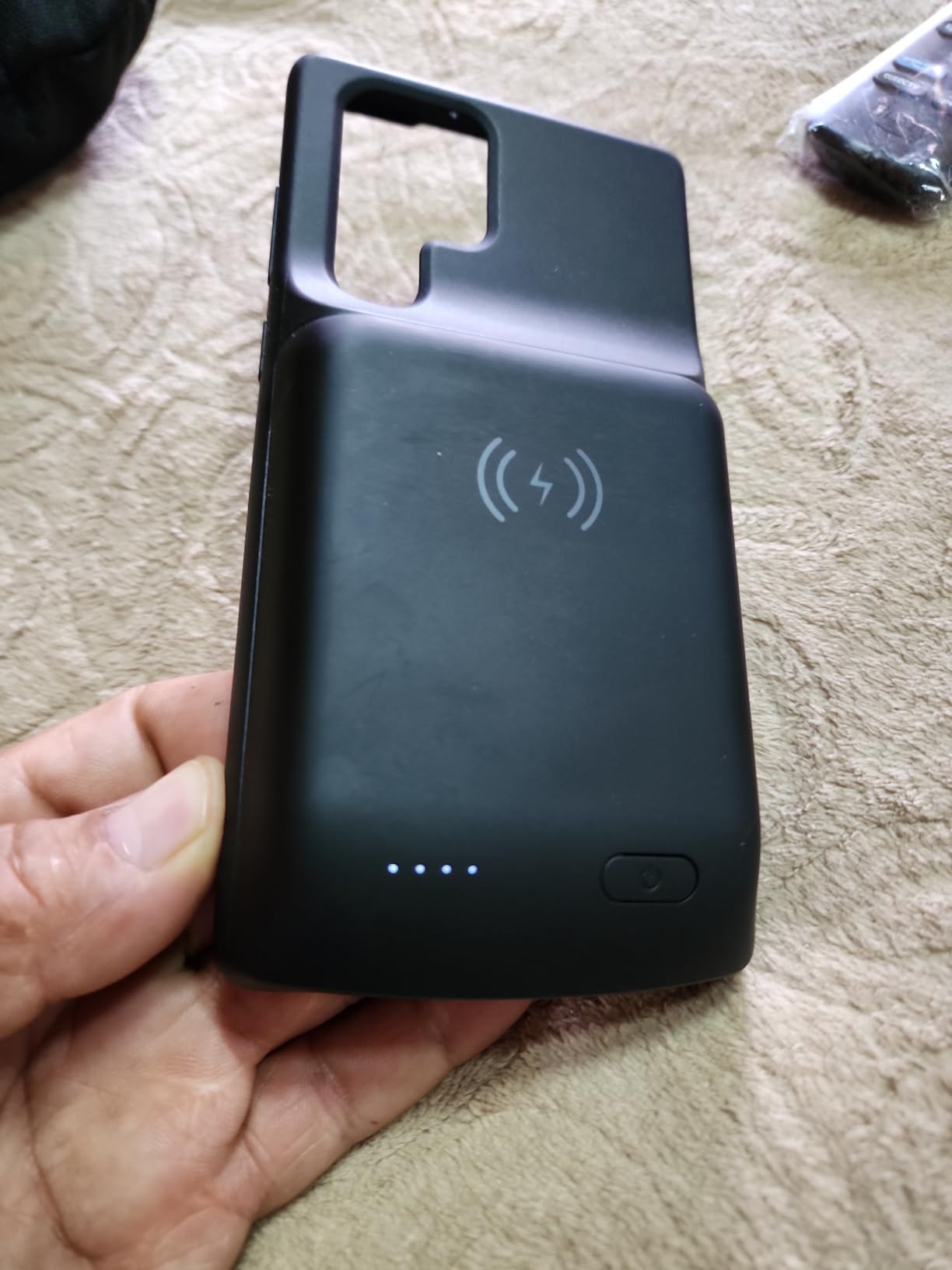 NEWDERY Battery Case for Samsung S24 Ultra,10000mAh Charger Case customer photo 2