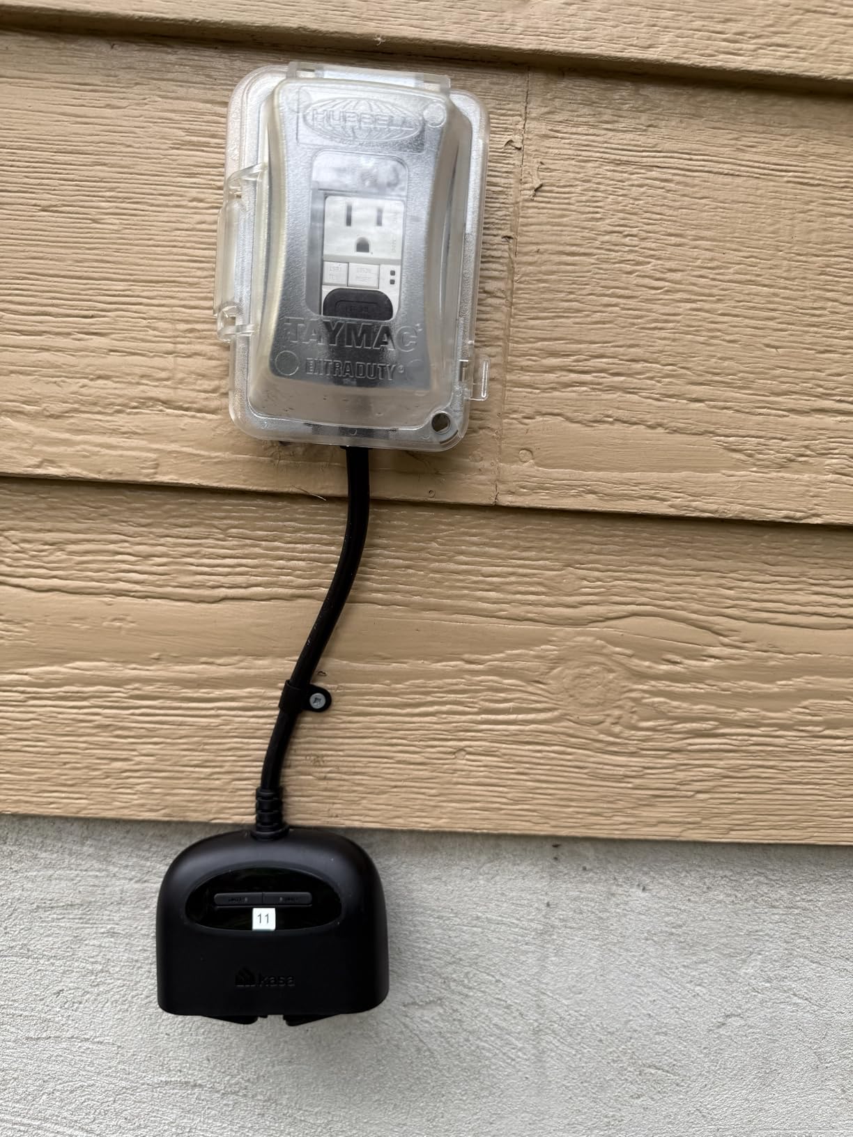 Kasa Matter Smart Outdoor Plug, Dual Outlet, EP40M, No Hub Required customer photo 1