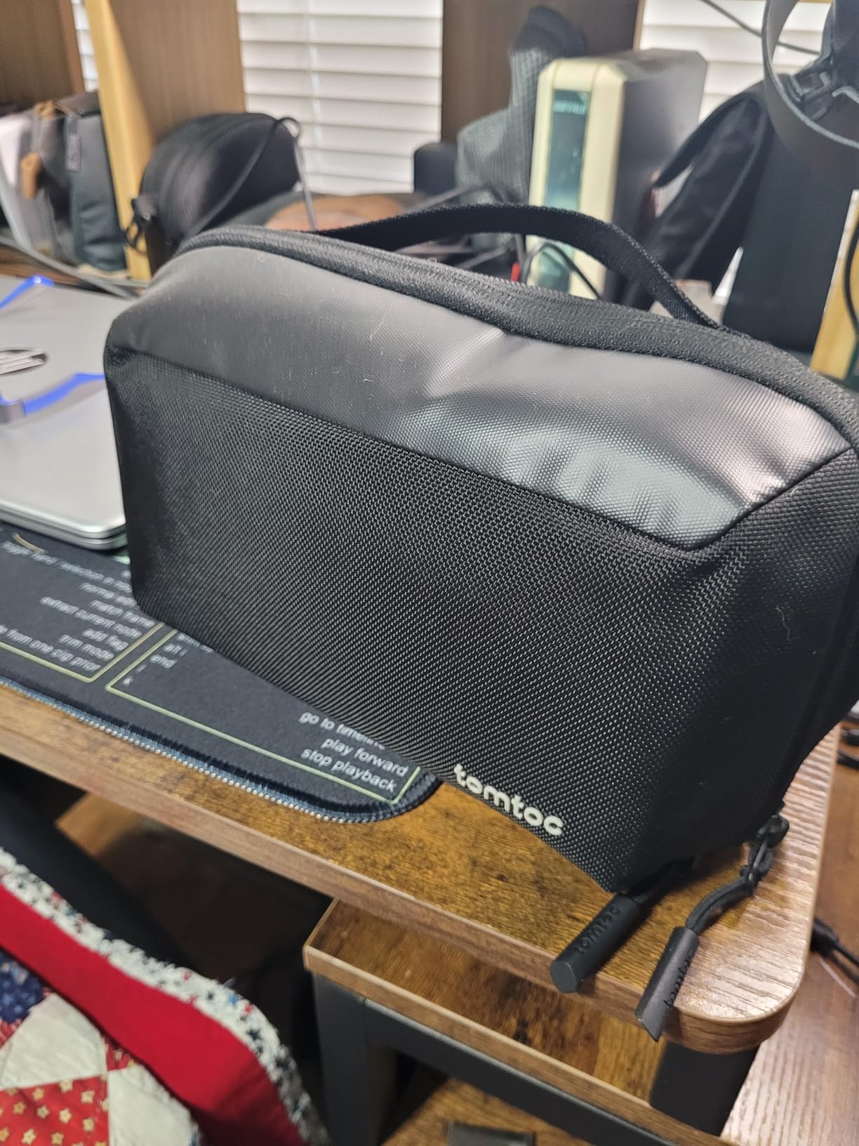 tomtoc Electronic Organizer Travel Case, Dual Compartment Tech Organization | Water Resistant Cable Pouch Storage Bag for Charger, Cord, Phone, Hard Drive, Power Bank, Accessories Travel Essentials customer photo 2