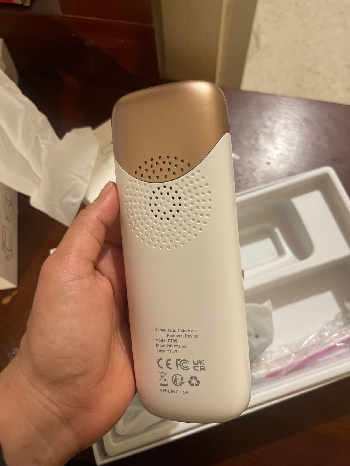 Ubroo Laser Hair Removal Hair Reduction in 2 Session(Gold) customer photo 2