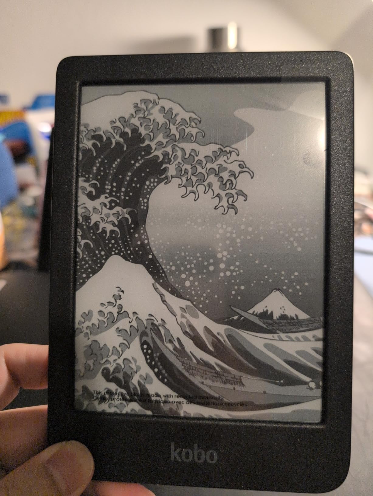 Kobo Clara BW | eReader | 6” Glare-Free Touchscreen with ComfortLight PRO | Dark Mode Option | Audiobooks | Waterproof | 16GB of Storage | Black | 6” Glare-Free Touchscreen, ComfortLight PRO, Dark Mode, eBooks, Audiobooks, 16GB customer photo 2